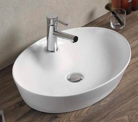 Приобрести раковина накладная ceramalux 55 см 9436