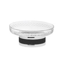 Boheme Мыльница Royale Cristal, хром\черный 10930-CR-B