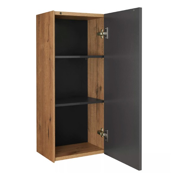 Приобрести шкаф подвесной акватон сохо, графит софт / дуб веллингтон