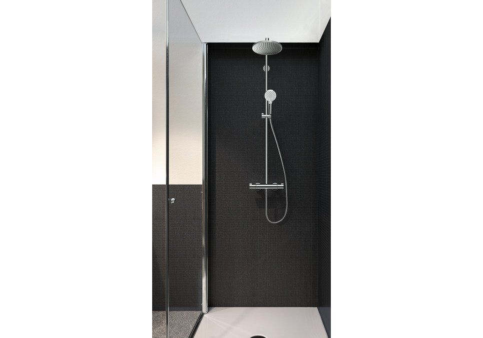 Приобрести душевая система hansgrohe crometta s 240 1jet showerpipe 27267000