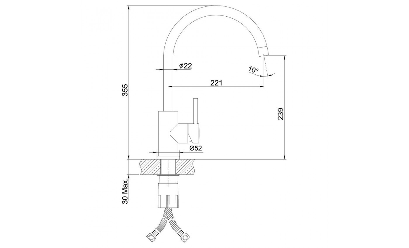 Приобрести lemark смеситель для кухни expert, сталь lm5078s