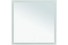 Aquanet Зеркало Гласс 80 см, LED подсветка, белое