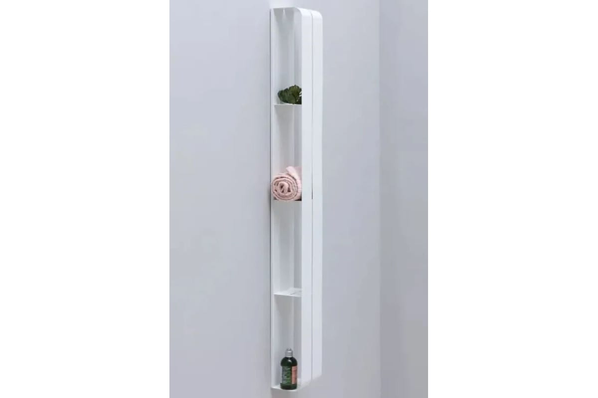 Приобрести aquanet полка магнум h 15x130 см белая матовая, вертикальная 00326461