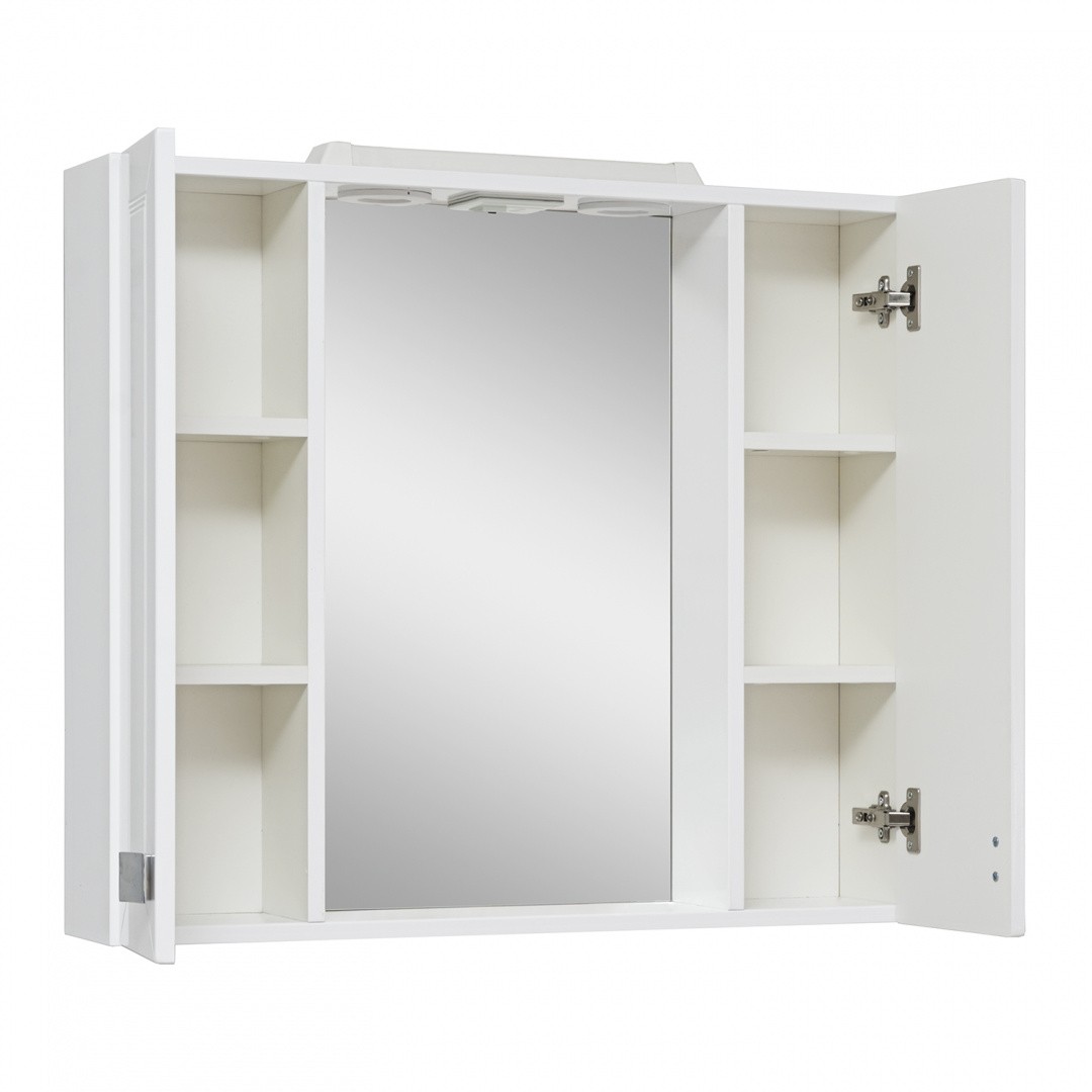 Приобрести зеркальный шкаф ostin 80см.