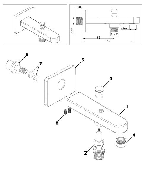 Приобрести душевая система для душа azario tevis az-15490711