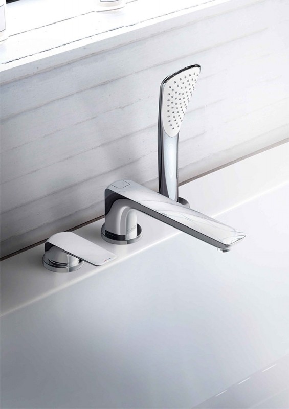 Приобрести kludi смеситель на борт ванны ameo, 3 -отверстия, хром 414470575