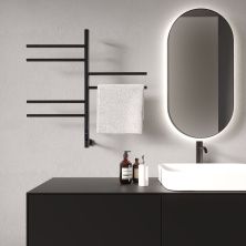 Vincea Полотенцесушитель электеический 43х80 см, черный VTD-1S2CBE