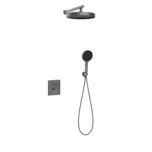 Vincea Встраиваемая душевая система Inspire, оружейная сталь VSFW-3I21MT2GM