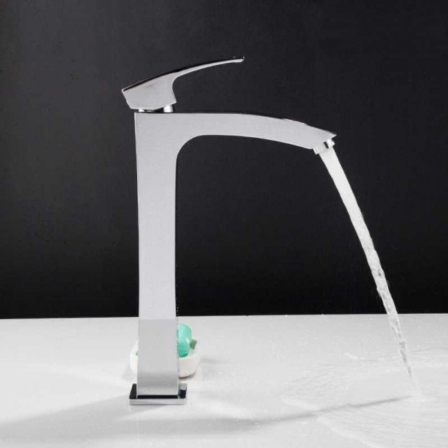 Приобрести gappo смеситель для раковины g1007-72, высокий, белый\хром 18133