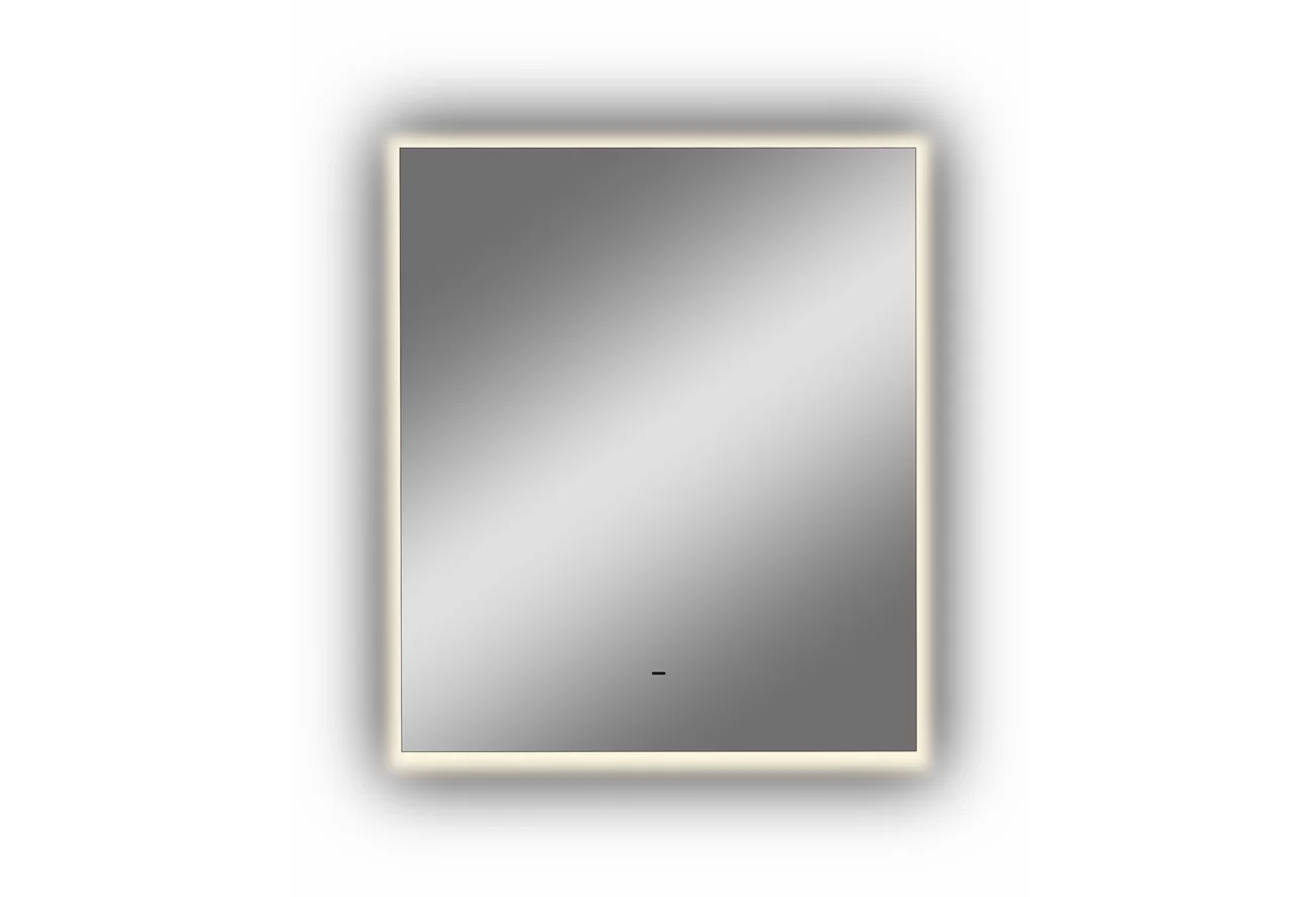 Приобрести continent зеркало с подсветкой trezhe 60х70 см, белое