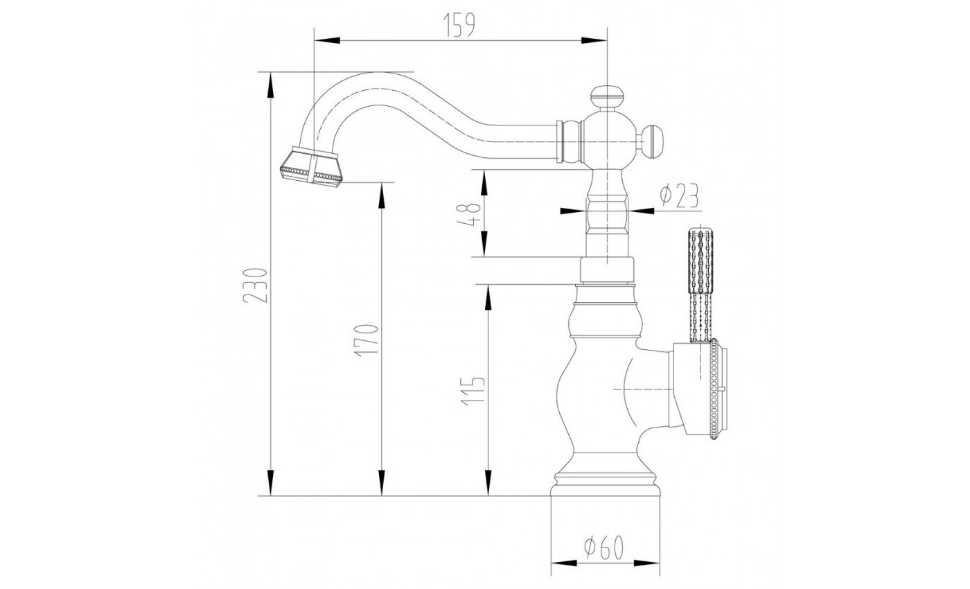 Приобрести lemark смеситель для кухни jasmine, бронза lm6644b