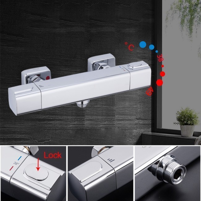 Приобрести gappo смеситель для душа g2091 с термостатом, хром 99770