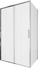 Aquanet Душевое ограждение Pleasure Evo 120x90 AE65-120x90-CT профиль хром, прозрачное стекло