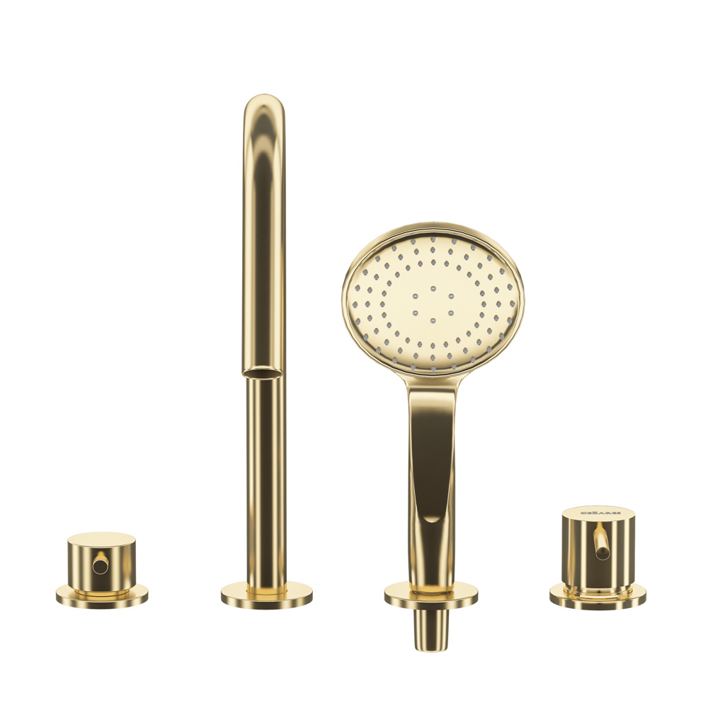 Приобрести cezares смеситель на борт ванны leaf-bvdm4-l-sr