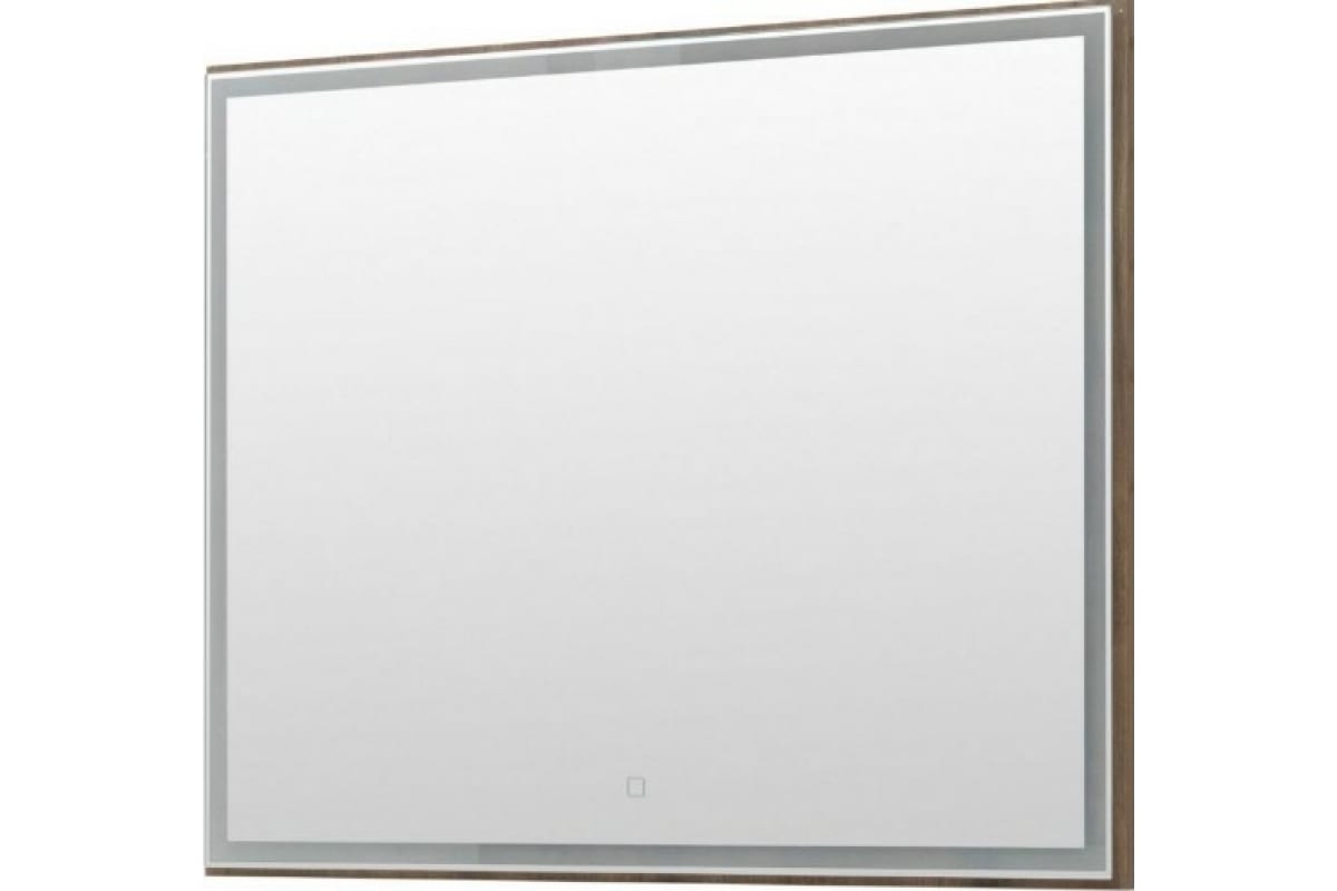Приобрести aquanet зеркало nova lite 100 см, led подсветка, дуб рустикальный