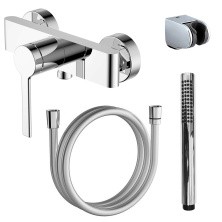 Azario Смеситель для душа Vincente 212мм, хром AZ-VRZ338326C