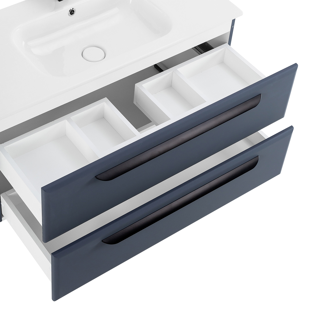 Приобрести cezares тумба подвесная с раковиной eco-cer 120 см grafito, графит eco-cer-1200-2c-so-gr-p