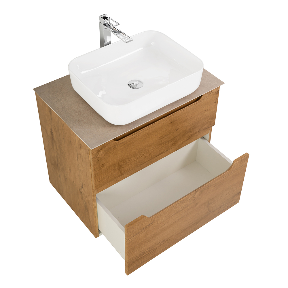 Приобрести belbagno тумба со столешницей etna-h60 60 см, подвесная rovere nature