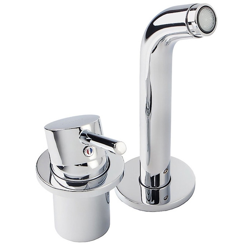 Приобрести kludi bozz однорычажный смеситель для раковины, внешняя монтажная часть, излив 220 мм, арт. 382450576