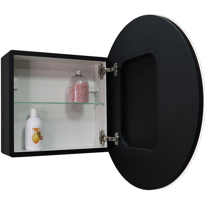 Приобрести continent зеркало шкаф с подсветкой torneo black 70х70 см, сенсорный включатель, черное