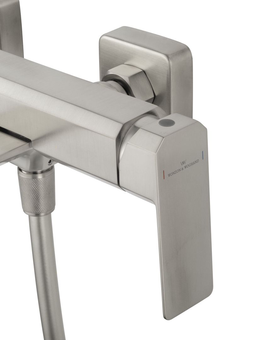 Приобрести смеситель для ванны с душем wonzon & woghand diamond, брашированный никель (ww-88639011-bn)