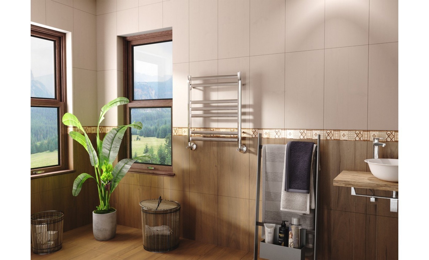 Приобрести lemark полотенцесушитель mars п7 500x600 мм водяной, хром lm35607