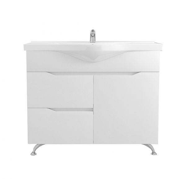 Приобрести mirsant тумба напольная soho 100 см с раковиной ут000027602