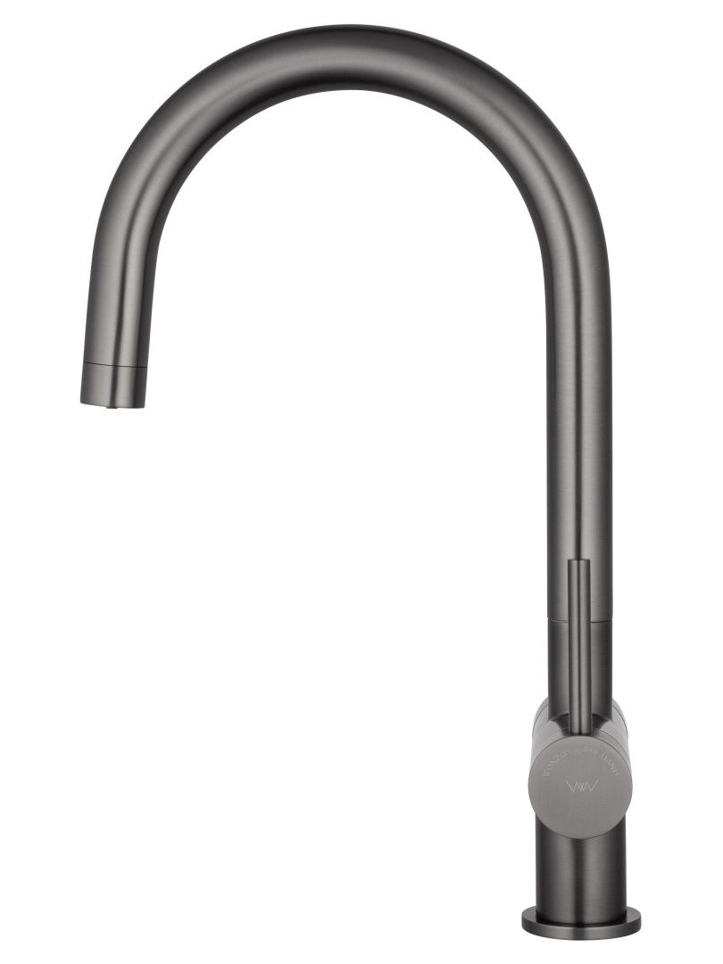 Приобрести смеситель для кухни c подключением фильтра wonzon & woghand, темный графит (ww-3211-bgg)