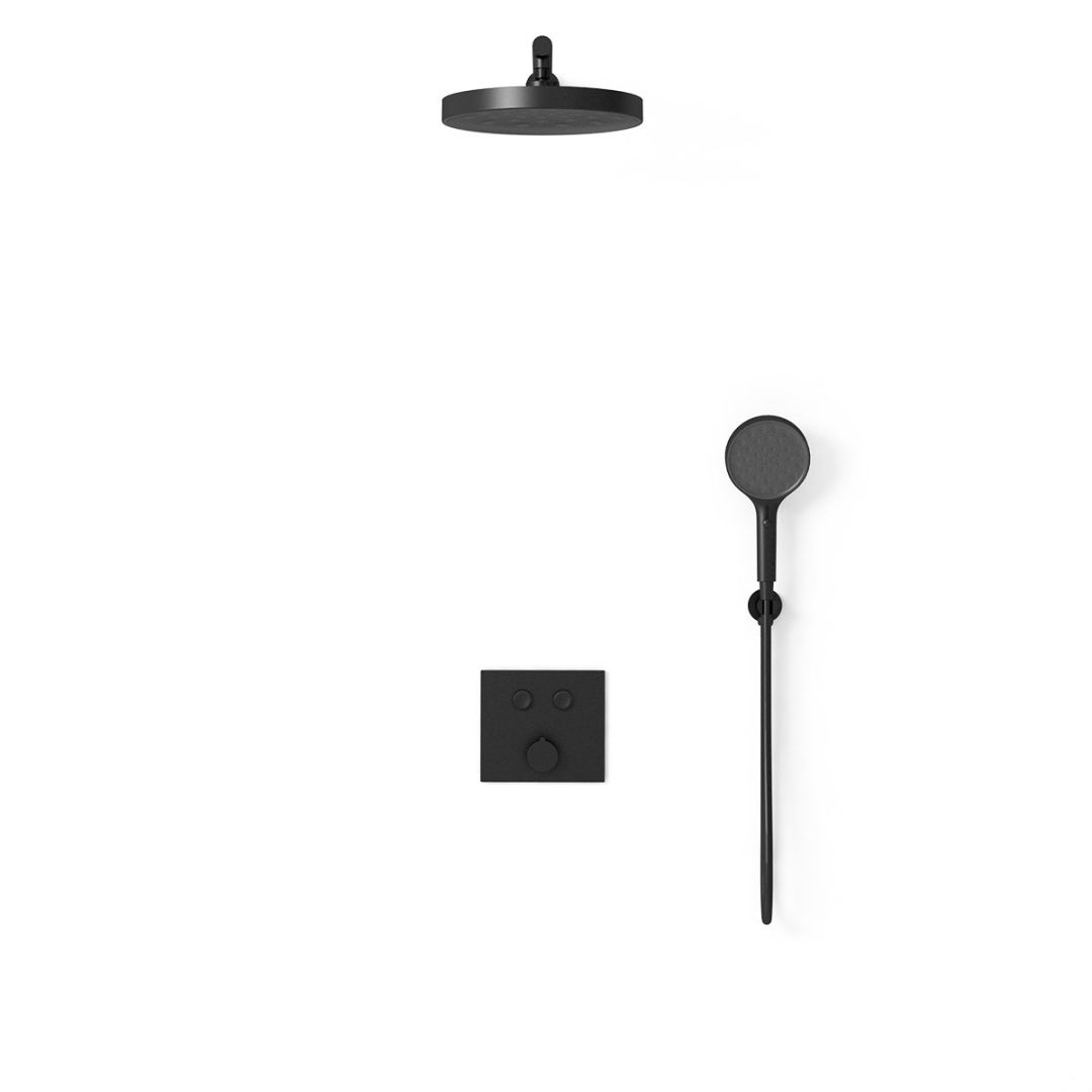 Приобрести vincea встраиваемая душевая система , черная матовая vsfw-4i212mb