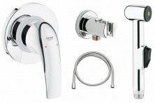 Grohe Комплект гигиенического душа со смесителем BauCurve, хром 123072
