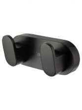 Двойной крючок для ванной WONZON & WOGHAND CARBON, Черный (WW-7725)