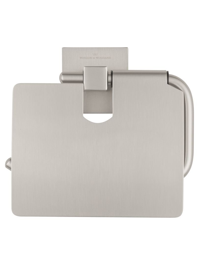 Приобрести держатель для туалетной бумаги с крышкой wonzon & woghand polo, брашированный никель (ww-8926-bn)