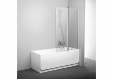 Ravak Шторка для ванны Chrome CVS2 100 см 7QRA0C00Z1 R алюминий/прозрачное