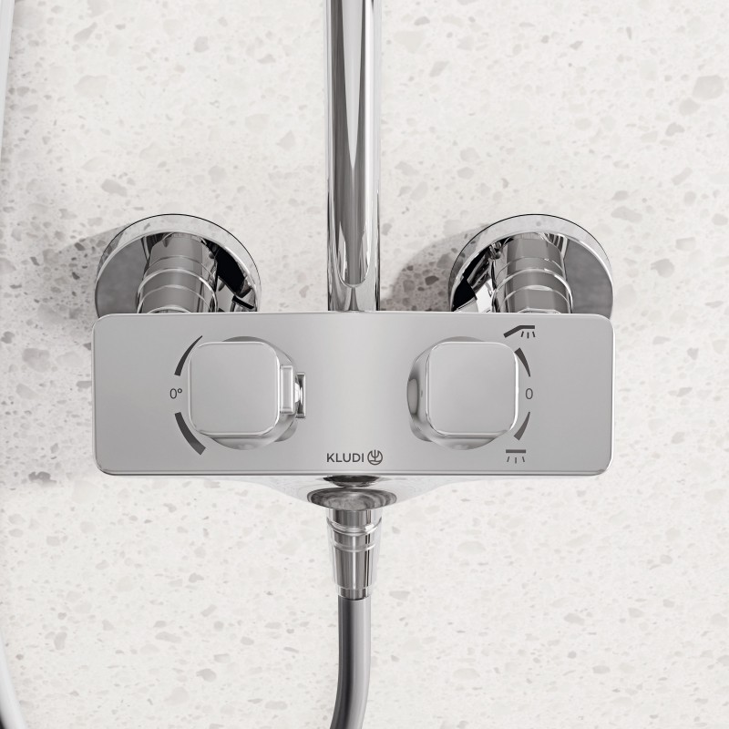 Приобрести kludi cockpit explorer душевая система с термостатом, арт. 8005005-00