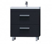 Тумба напольная с раковиной Velvex Orlando 80 см графит tnORL.80-232