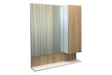 Сomforty Зеркало-шкаф "Рига-70" дуб сонома