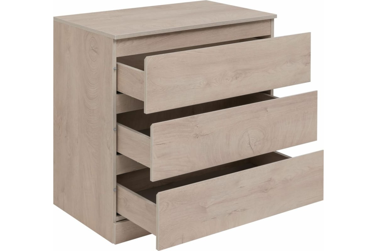 Приобрести aquanet комод сканди 80x48 см, дуб крафт (6 ящиков)
