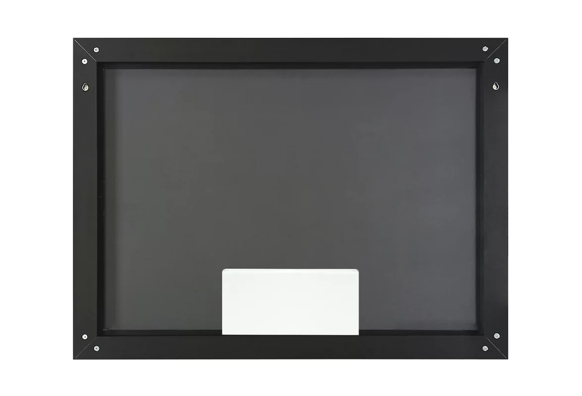 Приобрести continent зеркало с подсветкой sting black 80х60 см, черное