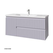 Caprigo Тумба с раковиной FORTE-Smalty TYPE 120 см, левая, фиолетавая