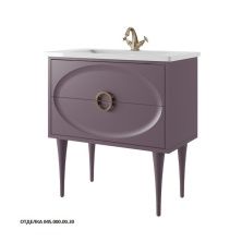 Caprigo Тумба с раковиной MILANO 80 см, лиловая, эмаль 38311 3