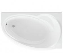 Акриловая ванна асимметричная Aquatek Бетта R 160x97 см