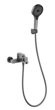 Смеситель для ванны ViEiR Camomilla с ручным душем, графит/Gun Metal V283531G
