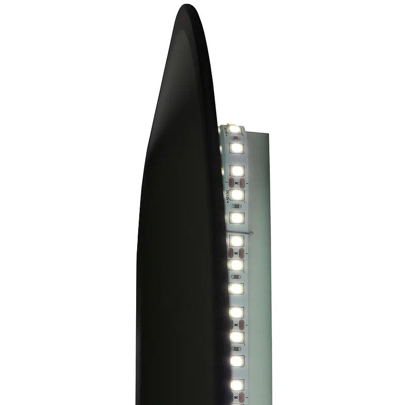 Приобрести continent зеркало с подсветкой torry 60х120 см, бесконтактный включатель, черное