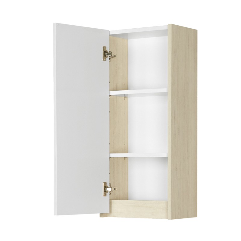 Приобрести акватон шкаф одностворчатый сканди белый, дуб верона