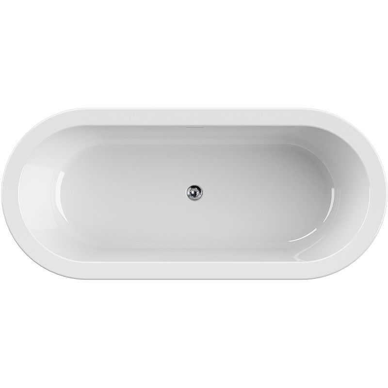 Приобрести cezares акриловая ванна slim central 180х80 см, черная slim central-180-80-60-nero-set