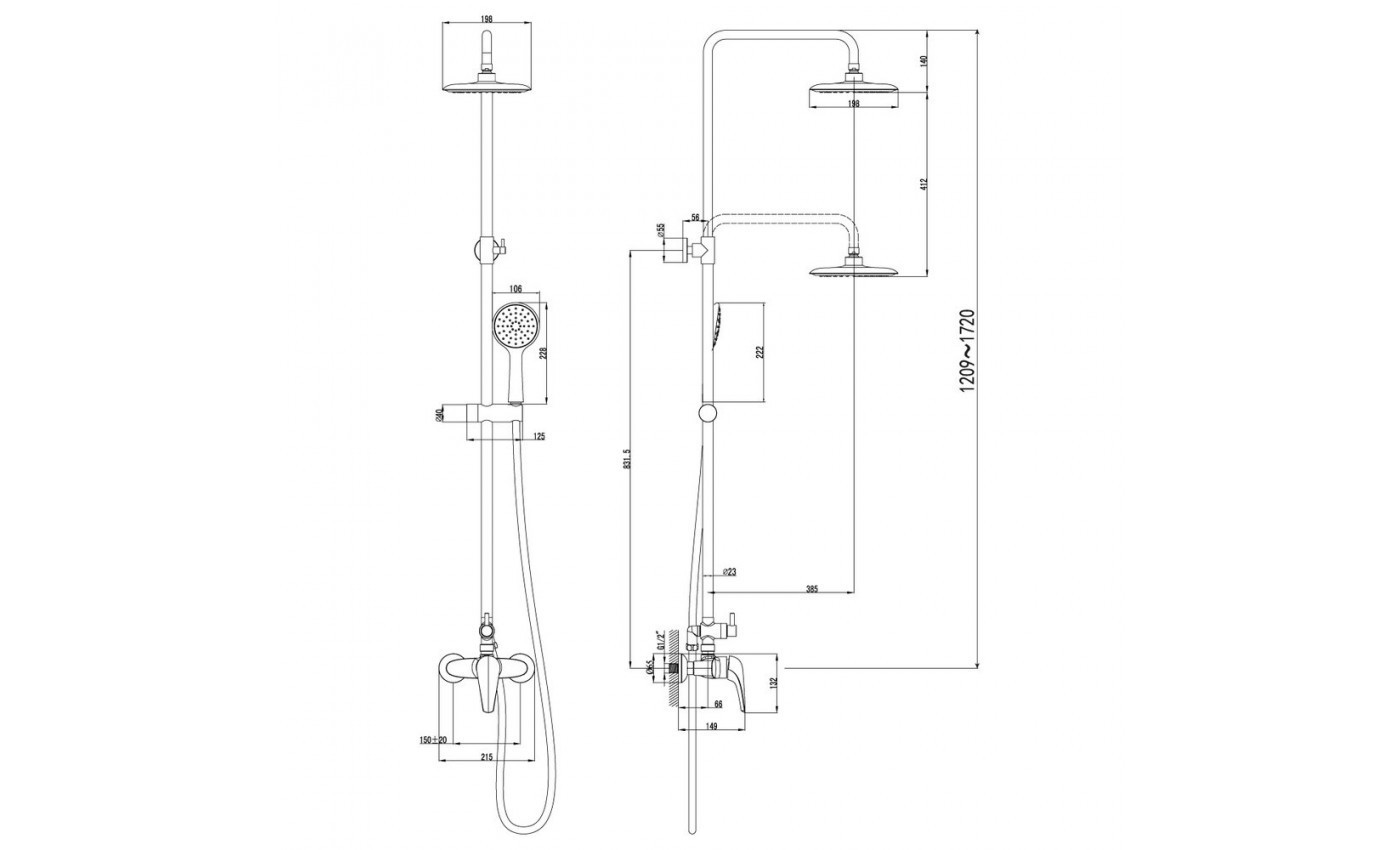 Приобрести lemark душевая система poseidon, хром lm4260c