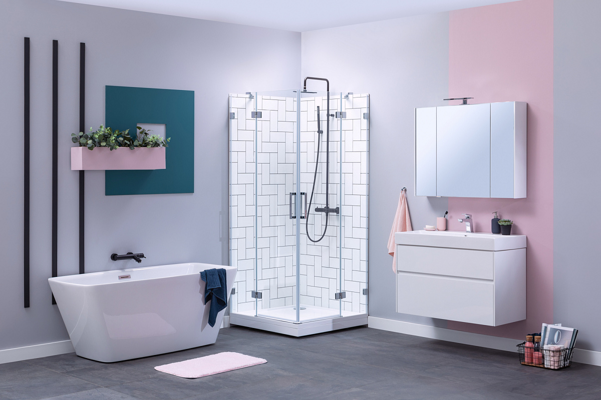 Приобрести aquanet тумба с раковиной бруклин 100 см, белая 00212599