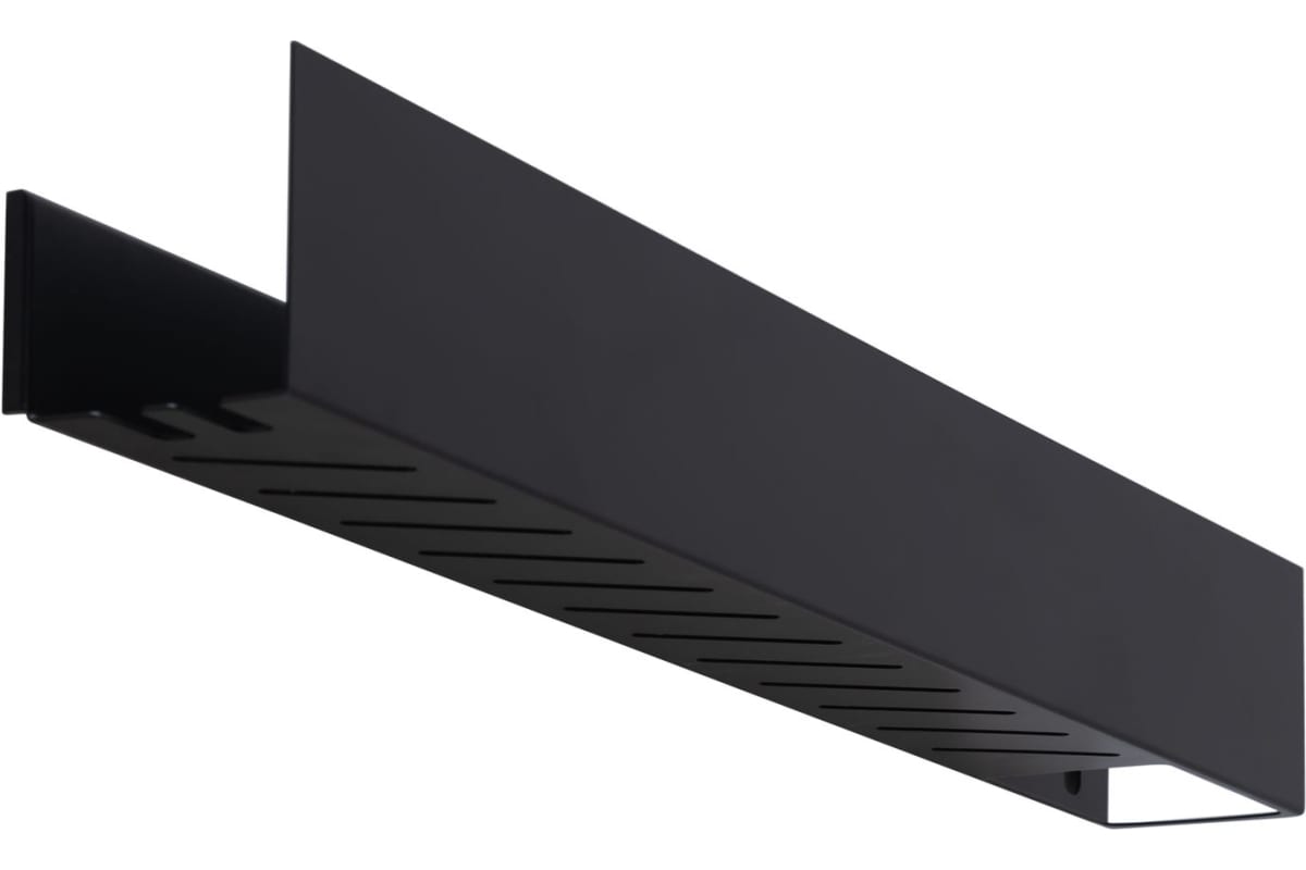 Приобрести aquanet полка магнум 90x12 см черная матовая, с крючками 00302222