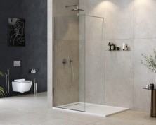 Cezares Душевая перегородка LIBERTA 90 см, хром LIBERTA-L-1-90-120-C-Cr