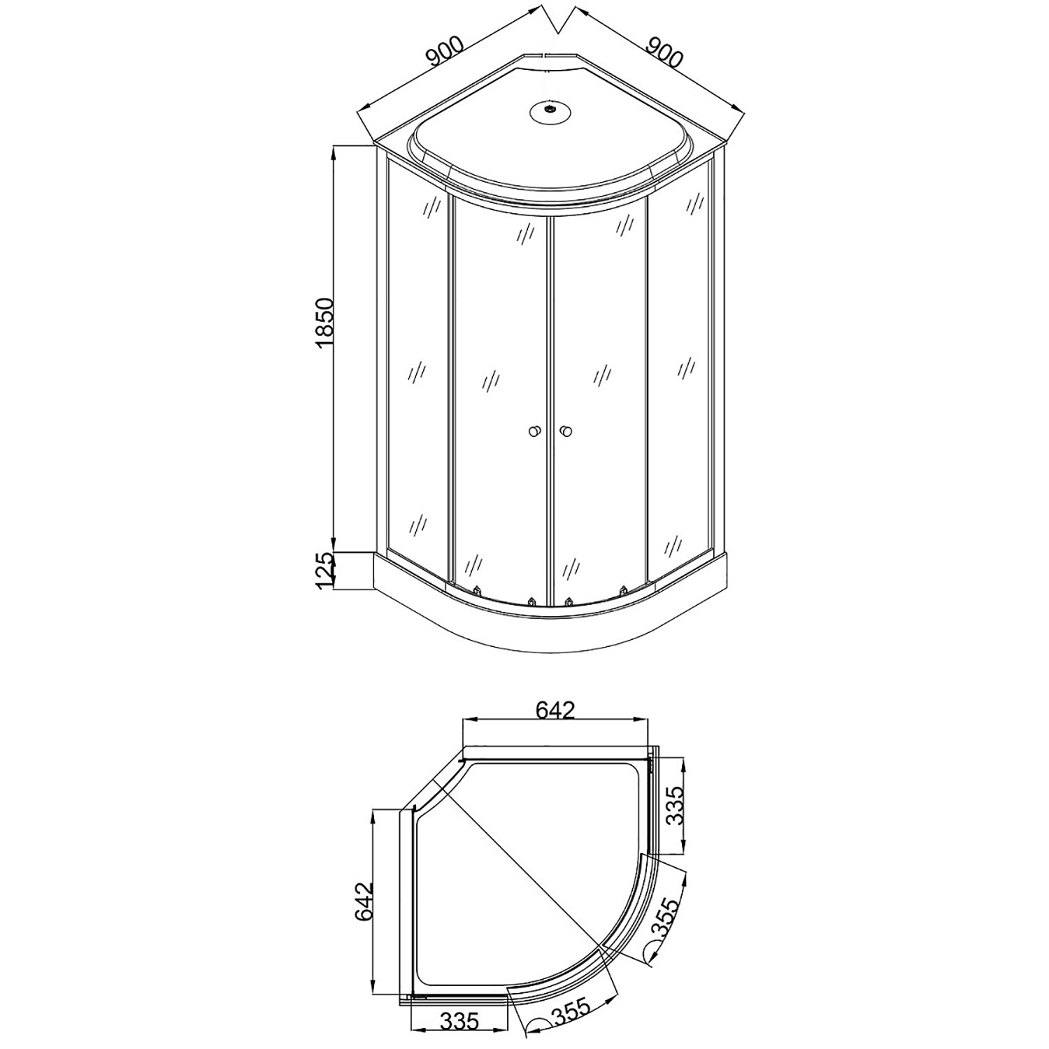 Приобрести loranto душевая кабина 900x900x2150 поддон 13 см, 4 мм прозрачное стекло с рисунком "мозайка" (cs-900-13тм/м)
